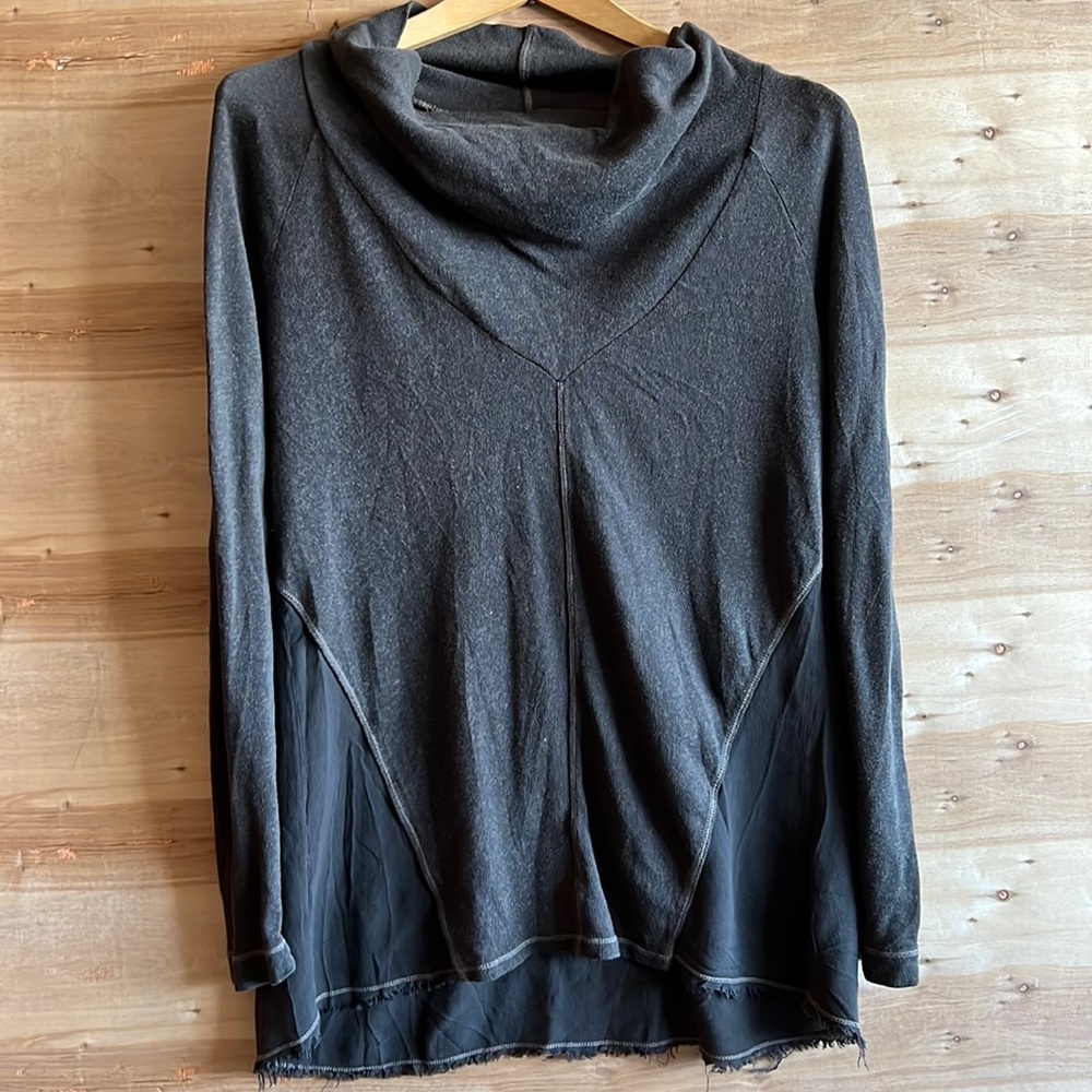 Grey cowl neck tunic